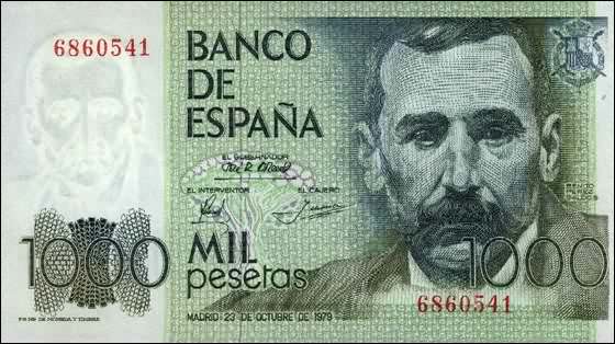  Mil pesetas del año 1979 