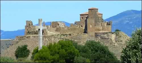  Castillo de Montearagón, desde "Estrecho Quinto" 